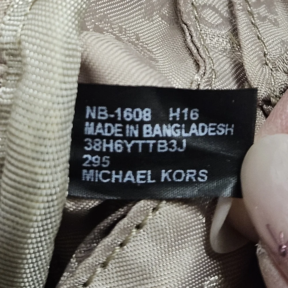 Michael Kors Jet Set Monogram Canvas And Leather Backpack In Tan And Brown